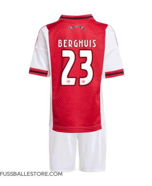 Günstige Ajax Steven Berghuis #23 Heimtrikotsatz Kinder 2025-26 Kurzarm (+ Kurze Hosen) Günstige Ajax Steven Berghuis #23 Heimtrikotsatz Kinder 2025-26 Kurzarm (+ Kurze Hosen)